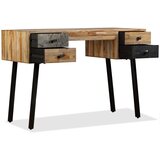  Pisaći stol od masivne obnovljene tikovine 110x50x76 cm | shoptok.hr