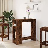 vidaXL Barski stol s držačima boja hrasta 101x40x103,5 cm drveni | shoptok.hr