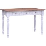  Radni stol s ladicama bijeli 117 x 57 x 75 cm obnovljeno drvo | shoptok.hr