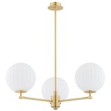  Argon 6307 - Luster na štangu PALOMA 3xE14/7W/230V zlatna/bela | Eponuda.com
