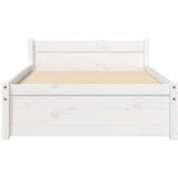  Okvir za krevet od masivnog drva bijeli 90 x 200 cm | Eponuda.com
