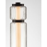 Nova Luce Mat crna staklena LED stolna lampa (visina 39 cm) Liesa – | shoptok.hr