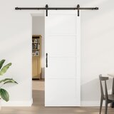 vidaXL drsna vrata s kompletom opreme Bela 78x211 cm Trdi les Bor, notranja vrata 'ORKDAL'Bela 78x211x4 cm Trdi les Bor Cene