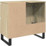 vidaXL Kopalniška omarica sonoma hrast 65x33x60 cm inženirski les | Shoptok.si