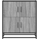  Komoda boja hrasta sonome 68x35x76 cm konstruirano drvo Siva | shoptok.hr