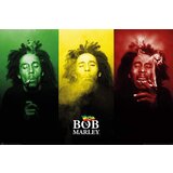 Pyramid BOB MARLEY (TRICOLOUR SMOKE) MAXI plakat | Shoptok.si