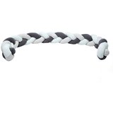 Patinio VAROVALNA ROLA ZA POSTELJICO 15/200 cm spleteno krem barve, svetlo siva, temno siva | Shoptok.si