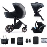 Kinderkraft kolica 3u1 prime2 venezian black Cene