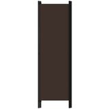 vidaXL Sobna pregrada s 3 panela smeđa 150 x 180 cm | shoptok.hr