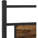 Metalni okvir kreveta bez madraca boja hrasta 200x200 cm | shoptok.hr