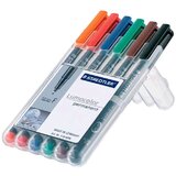 Staedtler Marker Lumocolor 318 WP6 0,6 mm, 6 kosov Cene