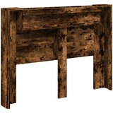  Uzglavlje S LED lampica Dimljeni hrast 140 x 16,5 x 103,5 cm | Eponuda.ba