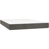  Krevet s oprugama i madracem tamnosivi 140x190 cm baršunasti | shoptok.hr