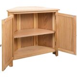  Kotna omarica 80x33,5x78 cm trdna hrastovina, (20621186) | Shoptok.si