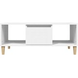  Stolić za kavu bijeli 90 x 50 x 36,5 cm od konstruiranog drva Slike