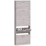 Ormarić za cipele boja betona 59x17x169 cm konstruirano drvo | shoptok.hr