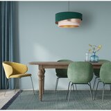  Duolla - Visilica na sajli KOBO 1xE27/15W/230V prečnik 45 cm zelena/ružičasto-zlatna/krem | Eponuda.com