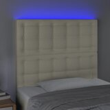  LED uzglavlje krem 90x5x118/128 cm od umjetne kože | Eponuda.ba