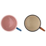 Bloomingville Črne/bež keramične skodelice v kompletu 2 ks 300 ml Maricala – | Shoptok.si