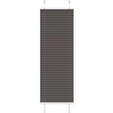 vidaXL Plisirana žaluzija črna 50x100 cm Širina tkanine 49,4 cm | Shoptok.si