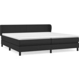 Maison Chic Box spring postelja - Vzmetna postelja z vzmetnico črna 200x200 cm umetno usnje SL8129, (21905292) | Shoptok.si