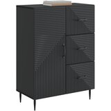  Kreveta s ladicama Crna 66 x 34,5 x 89,5 cm Konstruirano drvo | shoptok.hr