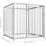 Vanjski kavez za pse 100 x 100 x 100 cm | shoptok.hr