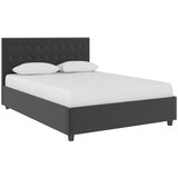 Støraa Temno siva oblazinjena zakonska postelja 140x200 cm Emily – | Shoptok.si