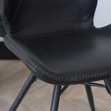MID.YOU Set Stolov Barron, Črna, 4 Kos | Shoptok.si