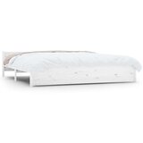  Posteljni okvir bel iz trdnega lesa 180x200 cm 6FT, (20644893) | Shoptok.si