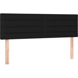 Box spring s madracem LED crni 140x190 cm od tkanine | shoptok.hr