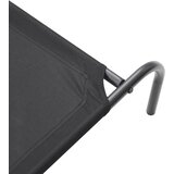  Povišeni krevet za pse crni 90x50x20 cm Oxford tkanina i čelik | shoptok.hr