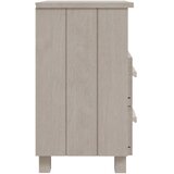  Noćni ormarić HAMAR bijeli 40 x 35 x 62 cm od masivne borovine | shoptok.hr