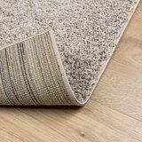  Čupavi moderni tepih s visokim vlaknima bež 160 x 230 cm | shoptok.hr