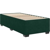 Box spring krevet s madracem tamnozeleni 90x200 cm baršunasti | shoptok.hr