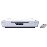 Lenco Kuhinjski radio s CD Bluetooth in daljincem KCR-150, Bela, (5000231723) | Shoptok.si