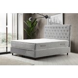 Hanah home Sonata Set 120 x 200 v3 - Grey Grey Single Mattress, Base & Headboard
