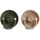 FRIGG® Rope Size 1:0-6 months duda Croissant/Olive 2 kos | Shoptok.si