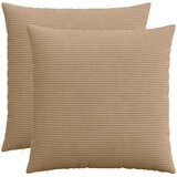  Presvlaka za jastuk 2 pcs HEERLEN Smeđa 65 x 65 cm Kord | shoptok.hr