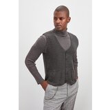 Trendyol Anthracite Men's Slim Fit Pocket Waistcoat Cijene
