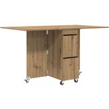  Blagovaonski stol 2 pcs 140 x 80 x 77 cm Konstruirano drvo | shoptok.hr