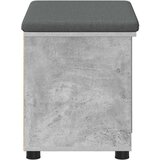  Haldna klop z blazino Enobarvno Betonsko siva 60 x 38 x 46 cm, (5000160707) | Shoptok.si
