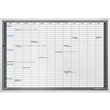 magnetoplan Mesečni planer s kompletom dodatkov, tip CC, emajlirano jeklo, ŠxV 920 x 625 mm | Shoptok.si