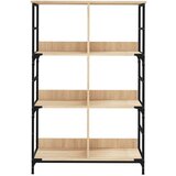  Polica za knjige boja hrasta 78 5x33x117 5 cm konstruirano drvo | shoptok.hr