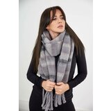 Kesi 6071 Women's scarf grey + graphite Cene'.'