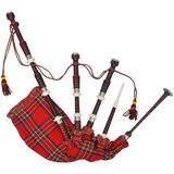 vidaXL škotske dude great highland rdeče barve royal steward tartan Cene
