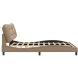  Posteljni okvir z vzglavjem kapučino 180x200 cm umetno usnje, (21081728) | Shoptok.si