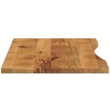 vidaXL Ploča za radni stol zaobljena 110x50x2,5 cm od drva manga | shoptok.hr