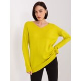 RUE PARIS Sweater-TO-SW-1810.08P-lime green | Shoptok.si
