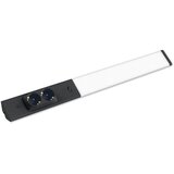  LED svjetiljka s utičnicama i sklopkom, 18 W, crna | shoptok.hr